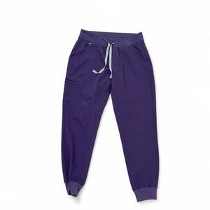 Figs size medium purple jam joggers